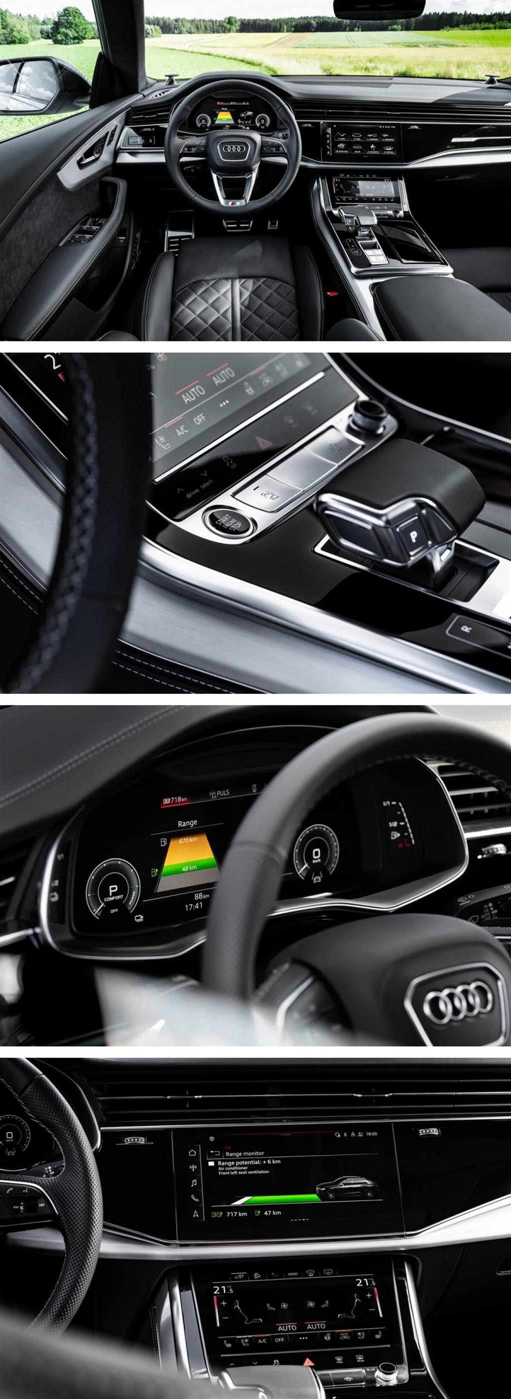 Audi Q8新增插電式混合動力車款：55 TFSI e與60 TFSI e