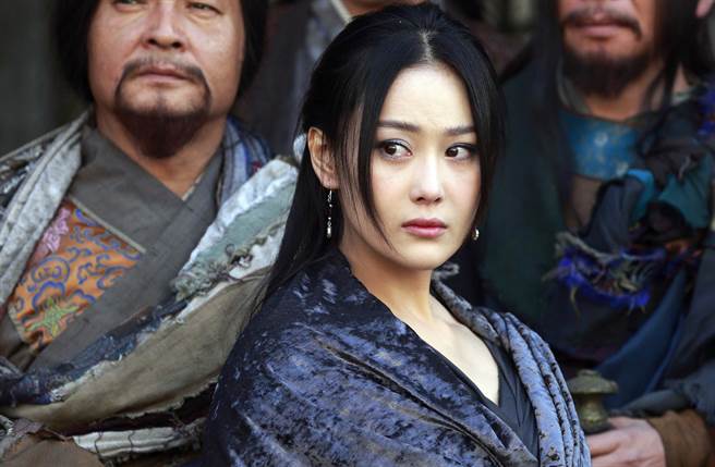 張馨予在電視劇《天龍八部》飾演美艷的馬夫人康敏。(本報系資料照)