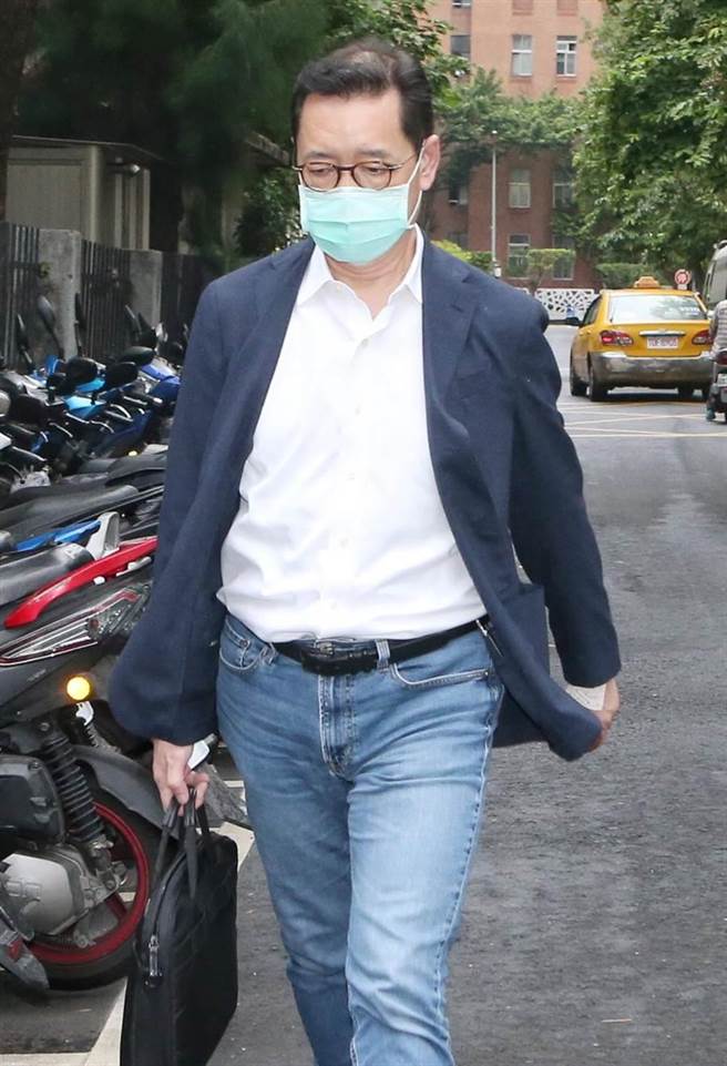 郭克铭出庭应讯。（赵双杰摄）
