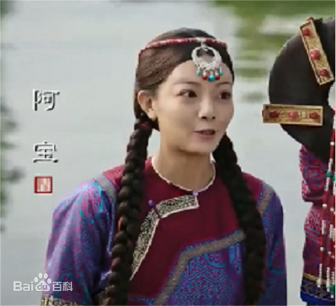 大陆女星王梓芠曾在电视剧《如懿传》饰演侍女「阿宝」一角。(取自百度)