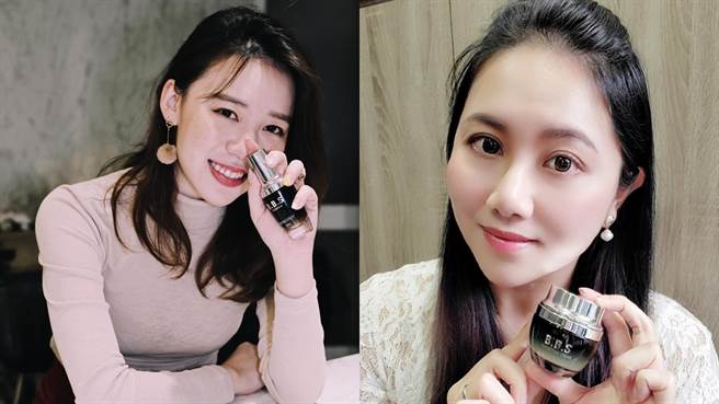 演员王宣、部落客贵妇莉亚都是BaiBeiSkin爱用者。（图／品牌提供）