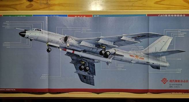 去年《世界舰船杂志》曾刊出轰6担带东风15型的概念图。(图/俄国卫星网)