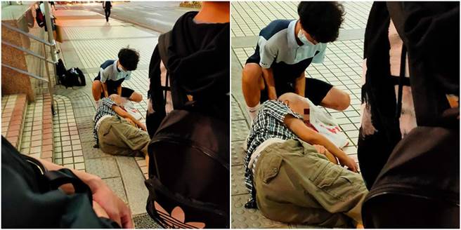 丹凤高中生萧子秦昨日见义勇为助老爷爷的事蹟，获得网友高度讚赏，而校方表示，将于近日于晨会中表扬他。（图／翻摄自爱新庄我是新庄人）