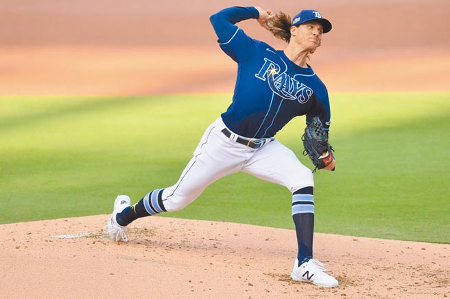 光芒右投葛拉斯诺今年季后赛4次登板仅1场优质先发，但有强大牛棚做后盾。（路透）