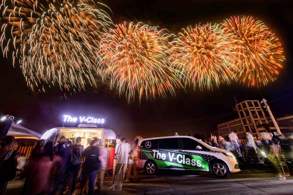 《The V-Class 星動之旅 2.0》今年再度開跑，閃耀2020年國慶煙火現場。