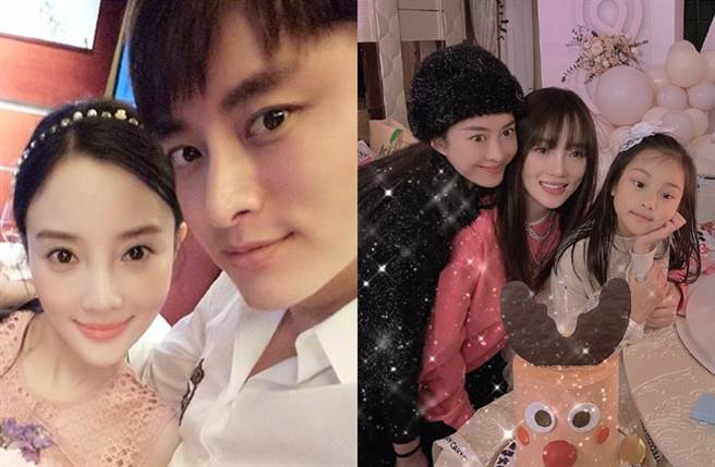 李小璐昨帮甜馨庆生。（图／翻摄自新浪娱乐、Michelle王若雪微博）