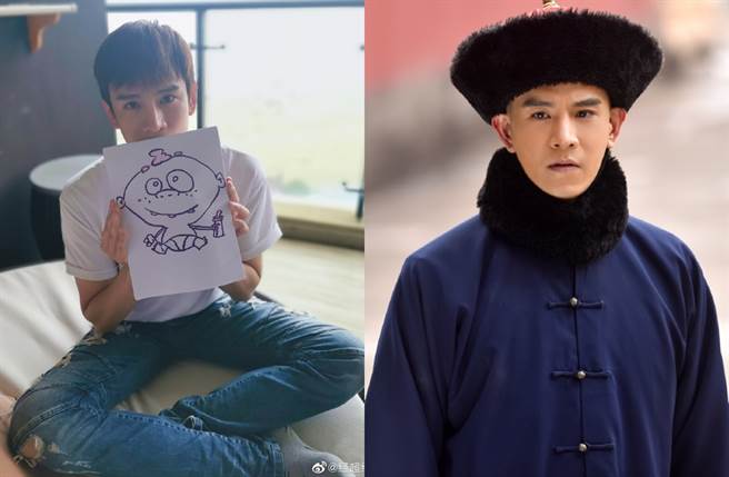 经超两年前因《如懿传》走红。（图／翻摄自经经经超、电视剧如懿传微博）