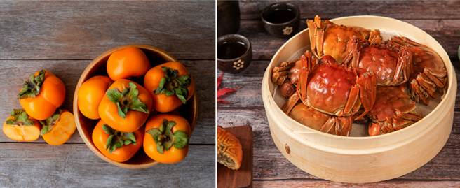 民眾不慎在餐厅「吃螃蟹配柿子」后崩溃求救，深怕中毒。其实不用担心，食药署解释，这跟柿子内的单寧酸有关，但并不是中毒。(图／Shutterstock)
