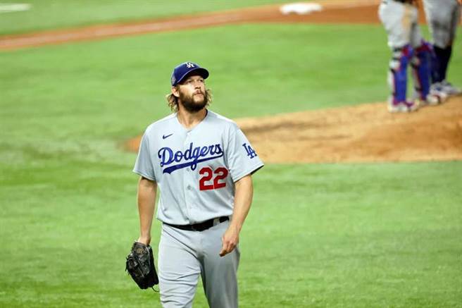 道奇先发投手柯萧在今年世界大赛夺下两胜。（路透）