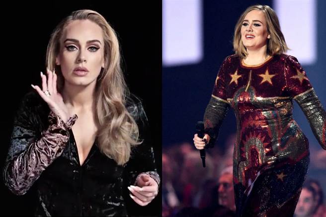 愛黛兒(Adele)近一年來積極瘦身，成功瘦掉「半個自己」 (圖/ 翻攝自網路)