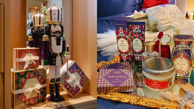 SABON在名为圣诞节的舞台上，翻开了胡桃钳的奇幻篇章。（图／邱映慈摄影）
