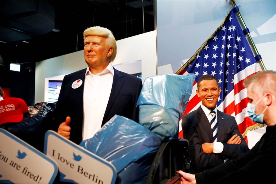 Before the US presidential election, the Madame Tussauds Wax Museum in Berlin, Germany, made a statement of 