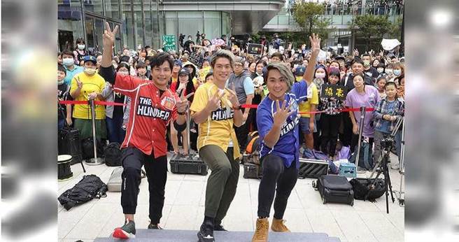 孙协志、许孟哲和王仁甫主持中视《飢饿游戏》节目已满4周年，收视率屡创新高。（图／报系资料库）