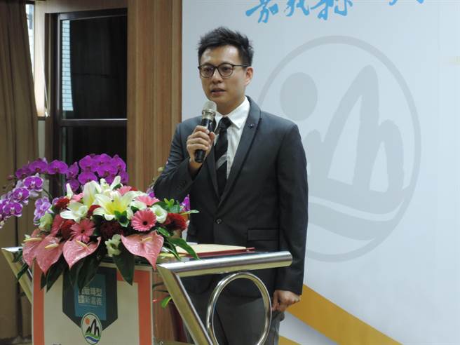 嘉义县政府劳工暨青年发展处首任处长陈奕翰。（张毓翎摄）