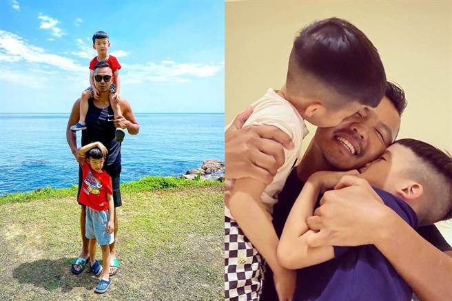 陈建州时常在社群网站上分享与飞飞翔翔相处点滴 (图/ 翻摄自陈建州脸书)