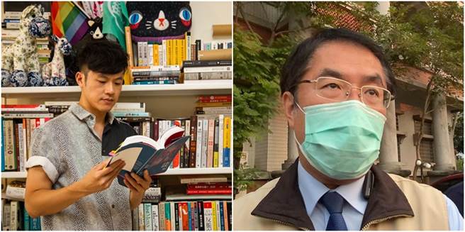 焦糖陈嘉行在脸书直批黄伟哲态度傲慢，下届市长恐喜迎谢龙介。（图／合成图，翻摄自焦糖哥脸书、中时资料照）