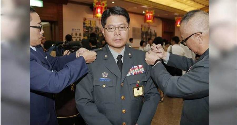 Ding Dacheng, chief of staff of the Reserve Command of the Ministry of National Defense, was promoted to major general in 2015. (Photo / Photo from newspaper information)