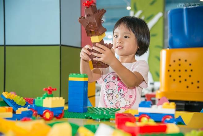 兒童交通安全教育館有免費益智積木供小小孩玩樂。(圖/行遍天下提供)