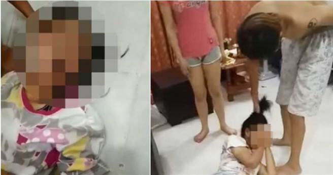 香烧脚底！华裔女遭私刑爆打 满地鲜血影片曝光(图片截自NatsuKokorozashi Youtube)