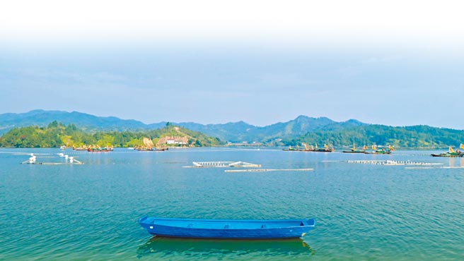 万安县佩溪美丽风光。