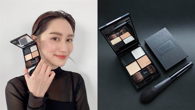 IPSA限量联名beautiful people，推出史上第一款黑颊彩，外壳包装是帅气骑士皮革风格，质感很好。（图／邱映慈摄影）
