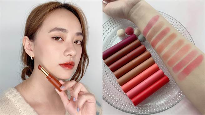 艾杜纱东京轻吻染唇膏是今年秋冬绝对要入手的好感系唇彩。（图／邱映慈摄影）

