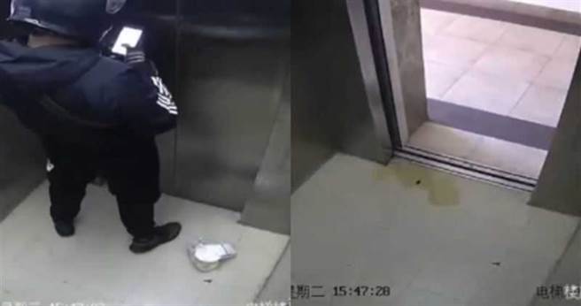 外送员电梯里拉下拉炼掏出宝贝 监视器曝光住户拳头硬了(图片取自/荔枝新闻)