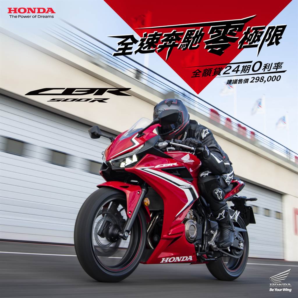 Honda Motorcycle 2021 CBR500R 全速奔馳零極限 專案開跑