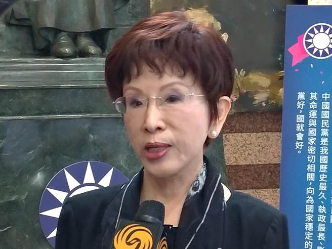 洪秀柱。（黄福其摄）