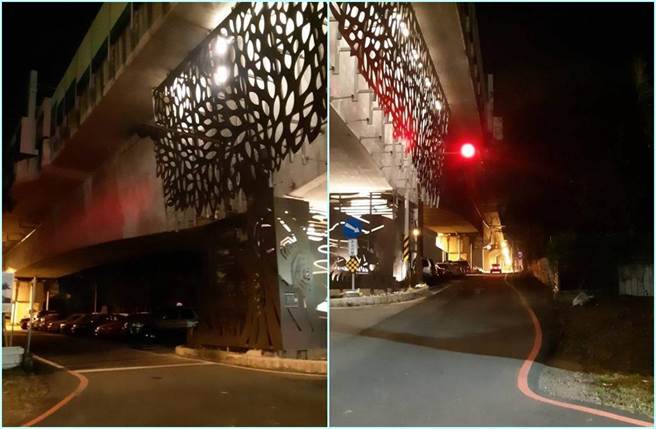 长荣男大生在Dcar发文贴照嘆「不到3天开始关路灯」，南市工务局立即回应一盏路灯因「灯杆开关跳脱」不亮，已维修完成恢復亮灯。（照片来源：Dcard）