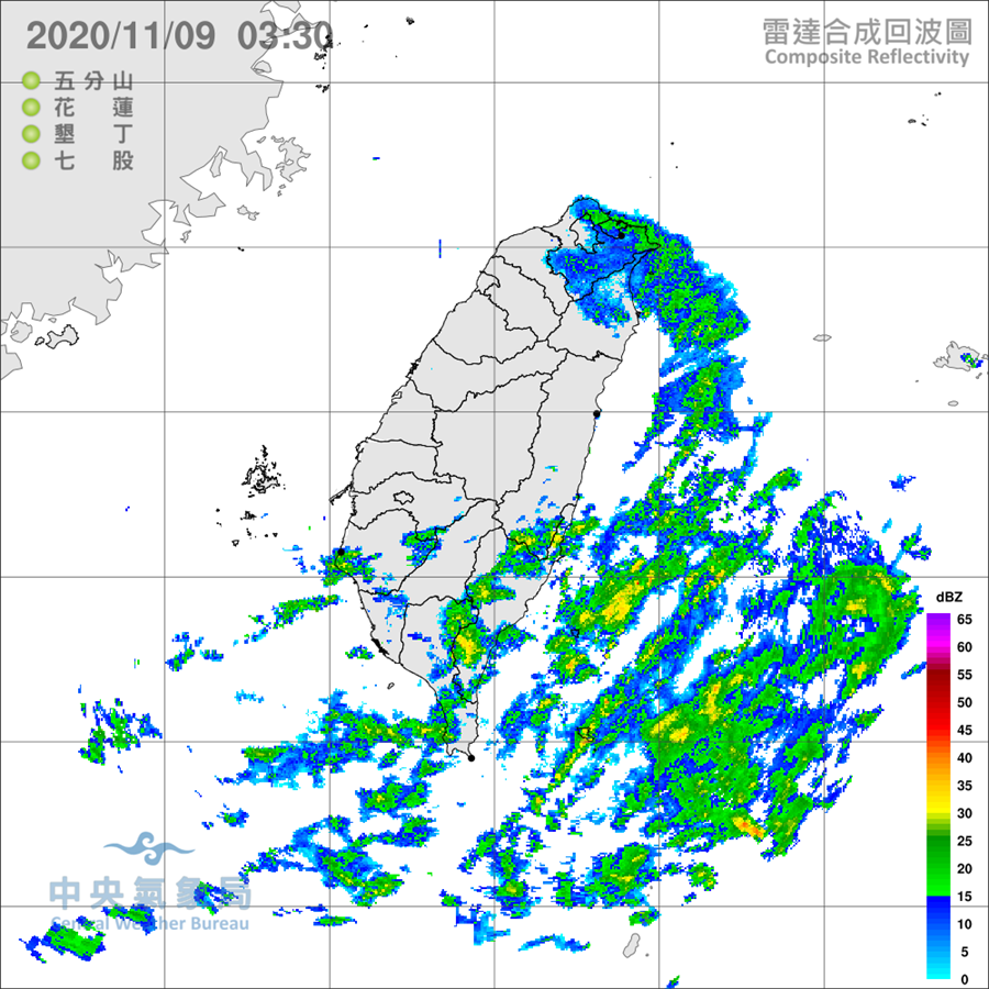 Affected by the northeast wind, there is the possibility of localized heavy rains on the north coast of Keelung and the mountainous area of ​​Greater Taipei today (9).  Pay attention.  (Meteorological Office)