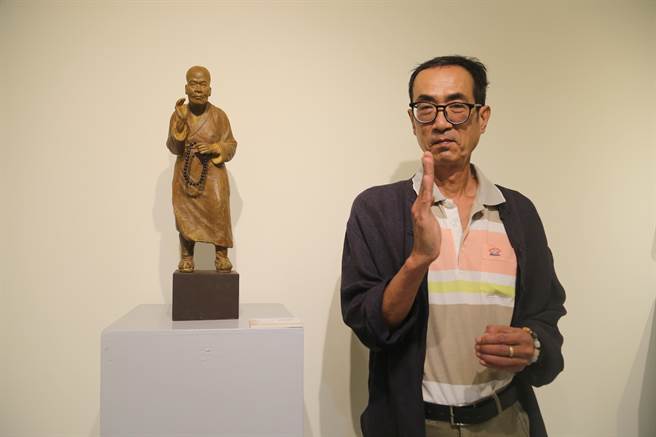 陈和霆作品「修行罗汉」。（葫芦墩文化中心提供／陈淑娥台中传真）