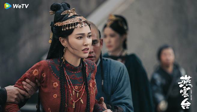 唐嫣在《燕云台》虐恋窦骁。（WeTV海外站提供）