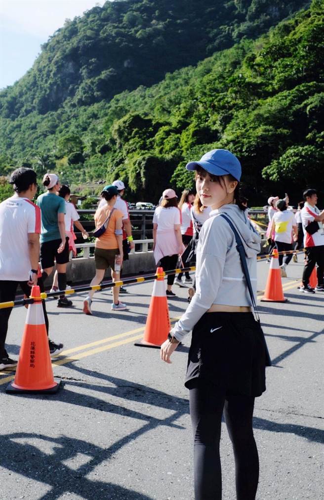 项婕如挑战太鲁阁马拉松12K。（群星瑞智提供）