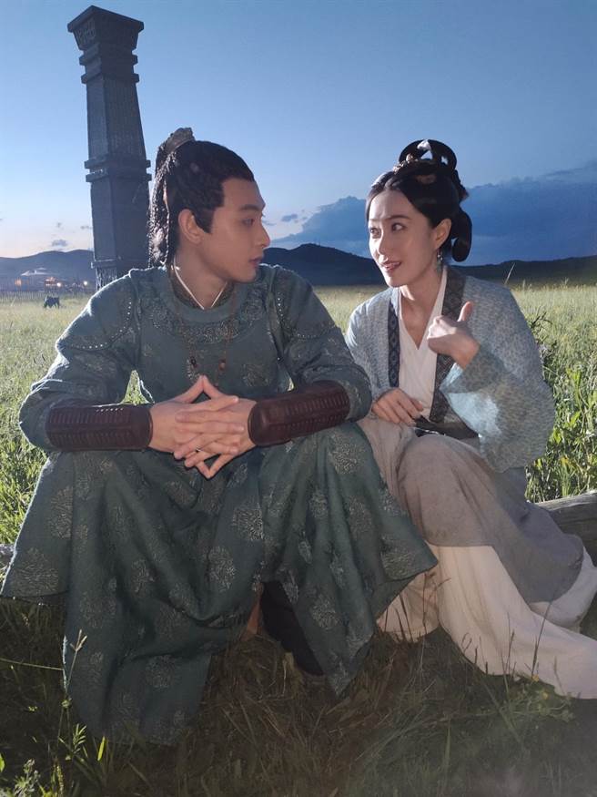 连晨翔在《燕云台》和赵圆圆搭檔。（最佳娱乐提供）