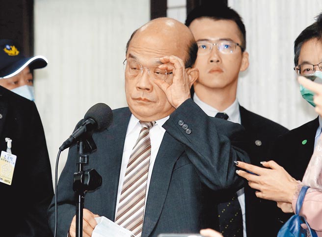 行政院长苏贞昌。（图／本报系资料照片）