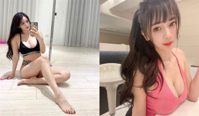 子涵跳钢管舞大秀火辣身材。(图/翻摄自翁子涵IG)
