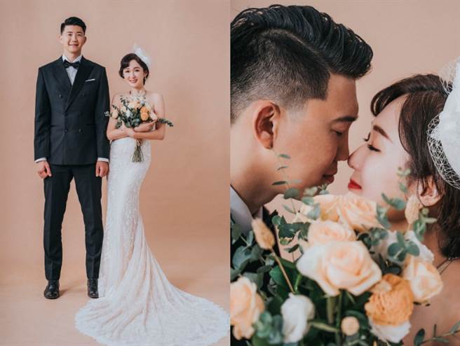 从李美萱的文中的称呼和照片，推测她的老公身高应该有193公分，两人甜蜜的模样，又有超萌身高差，她站在老公身旁格外娇小可人。(图/ 摘自李美萱IG)