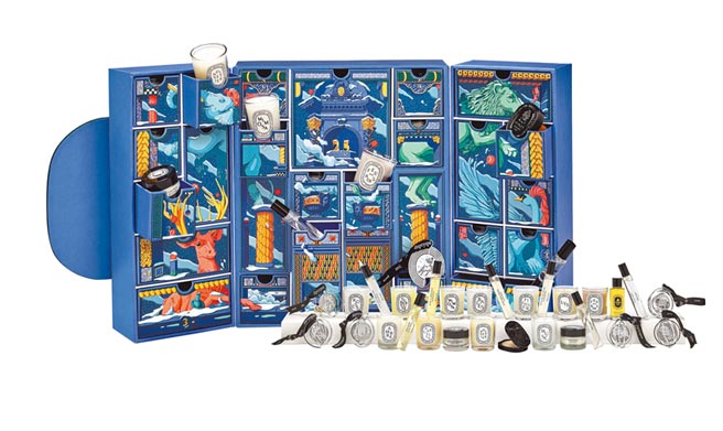 diptyque圣诞限量月历，1万7500元。（diptyque提供）