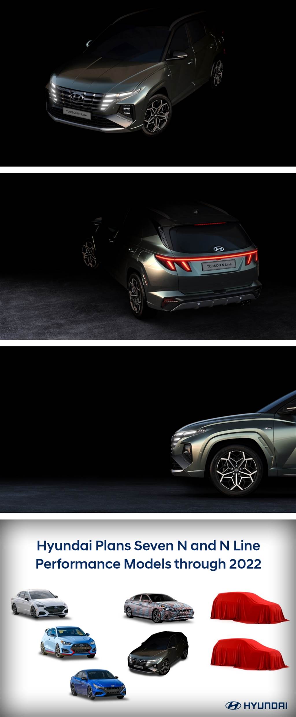 Hyundai Elantra N 原型車曝光、同時宣布2022 年以前將會提供多達 10 款運動型車款！
