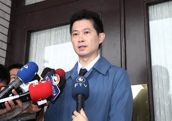 行政院发言人丁怡铭13日在立法院受访。（姚志平摄）
