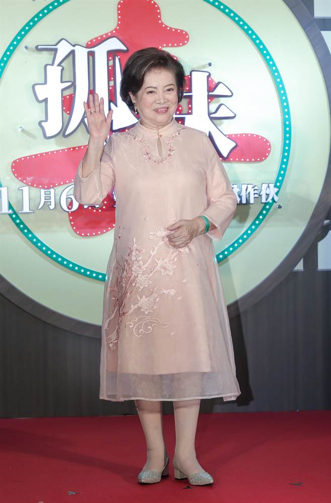 陈淑芳入行63年，今年以《孤味》第一次入围金马奖，还创下最高龄入围纪录。（卢祎祺摄）