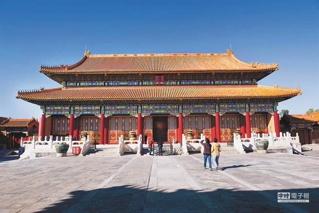 北京故宫博物院内的慈寧宫。（新华社）