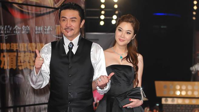 李㼈與妻子熊家婕。（圖／中時資料照）