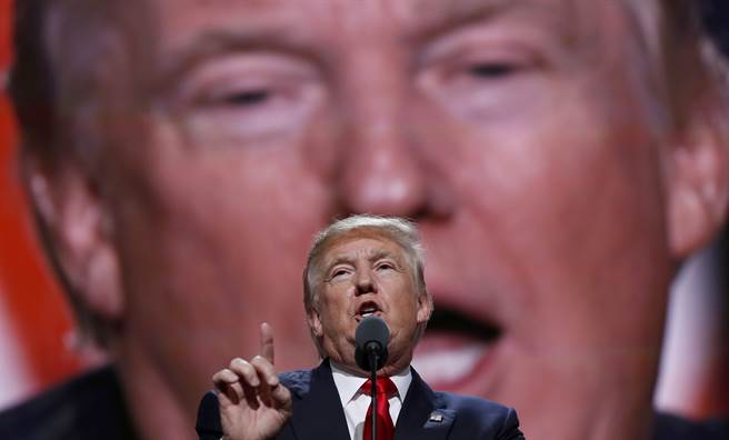 美國總統川普在克利夫蘭的資料照。（美聯社）