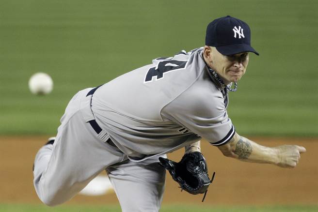 王建民洋基队时期的队友柏奈特，今年取得名人堂候选资格。（美联社资料照）