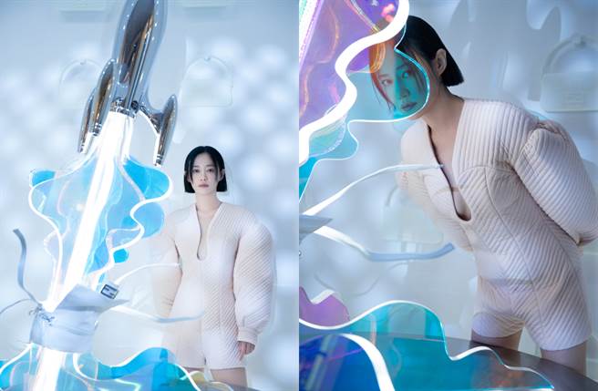 《延禧》高贵妃谭卓变身设计师 大胆创作传奇包款艺术装置（图／品牌提供）