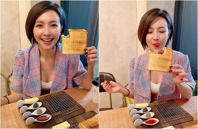 吴婉君朝圣超夯土司。（图／翻摄自吴婉君脸书）
