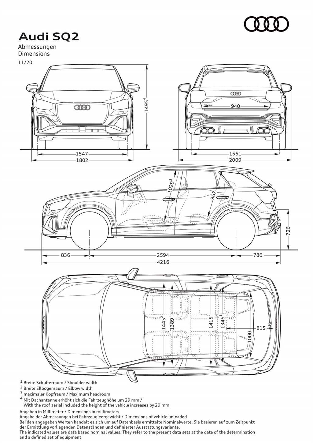 Audi SQ2小改款亮相！運動化外觀細節更加銳利
