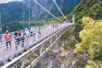 防堵黃牛 山月吊橋實名制預約